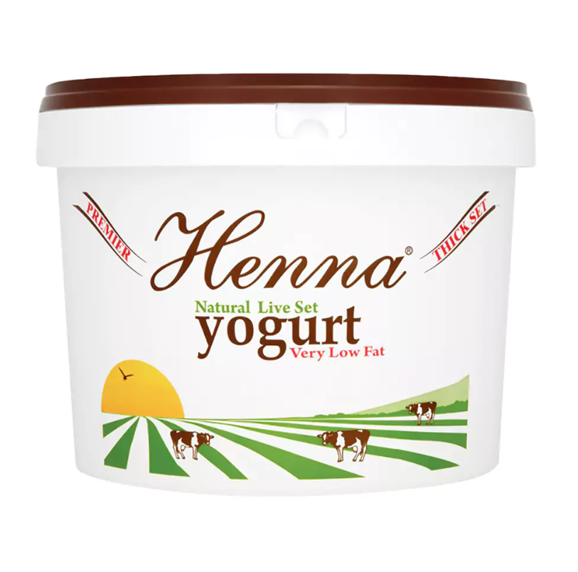 [PRE-ORDER] Henna Natural Yoghurt - CATERING Whole Milk Live Set 10kg